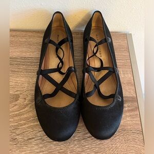 Marc Jacobs criss cross satin ballet flats size 38.5